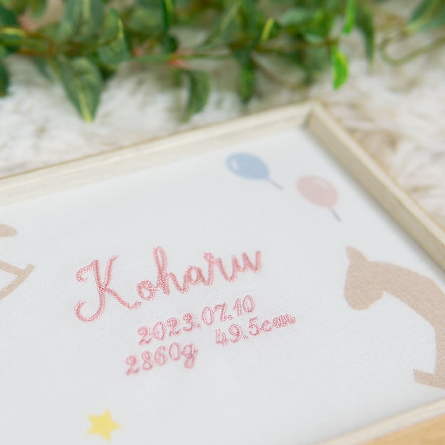 刺繍命名書・きっと、ないしょの物語・アントレ