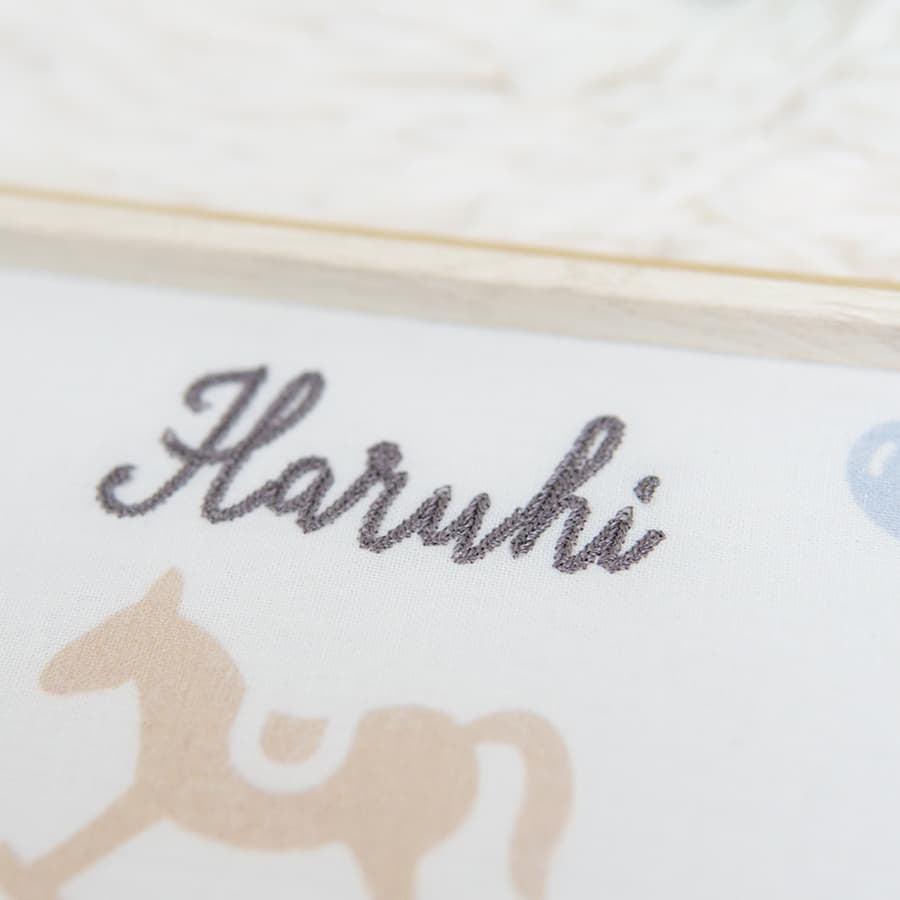 刺繍命名書・きっと、ないしょの物語・プレジール