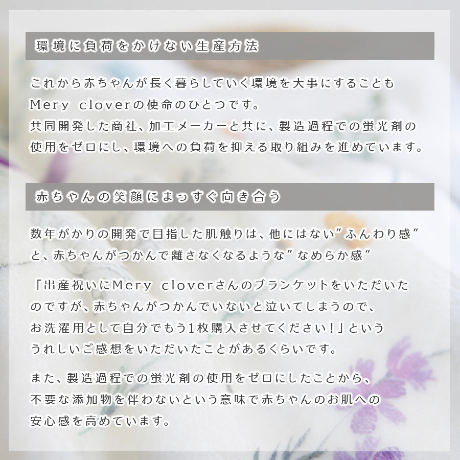 名前入りブランケット ときめき色の森の中