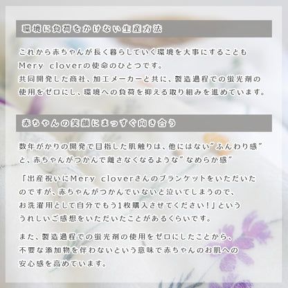 名前入りブランケット ときめき色の森の中