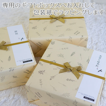 名前入りブランケット ときめき色の森の中