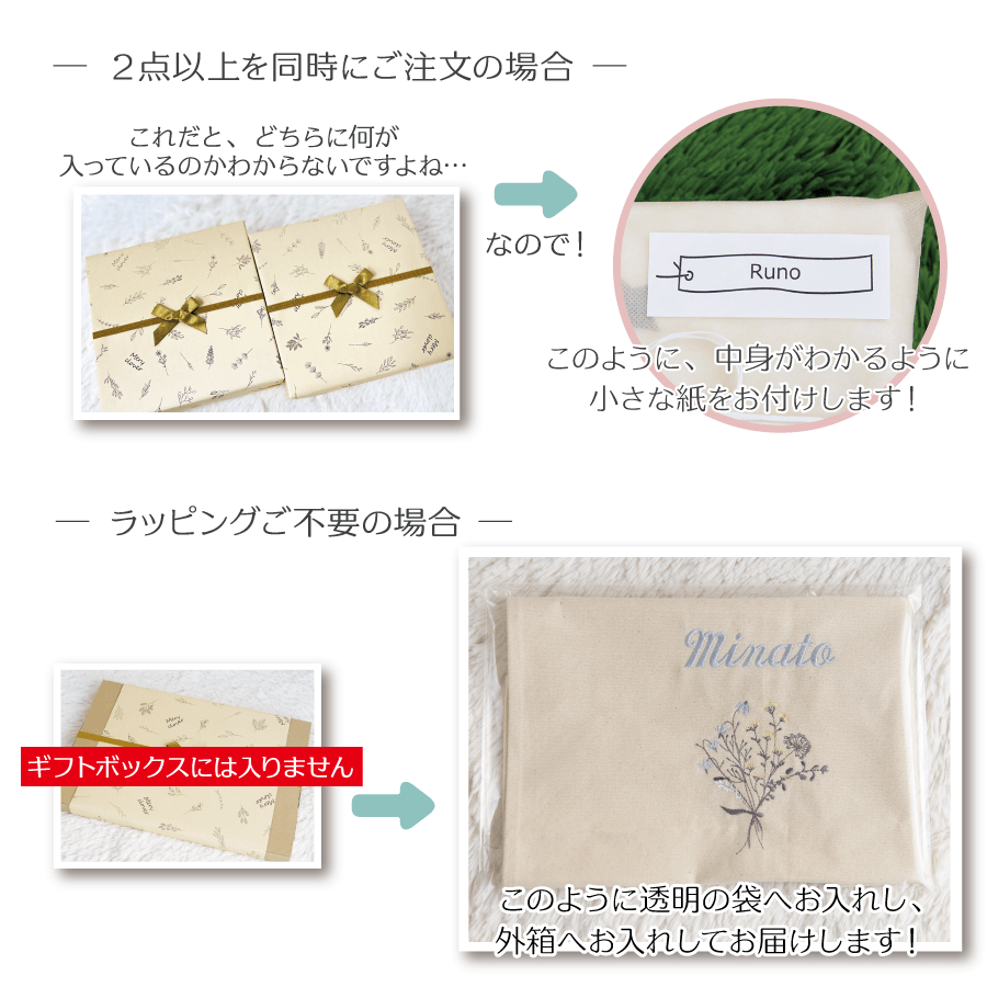 刺繍 命名書 命名タペストリー ブーケ・ピンクベージュ