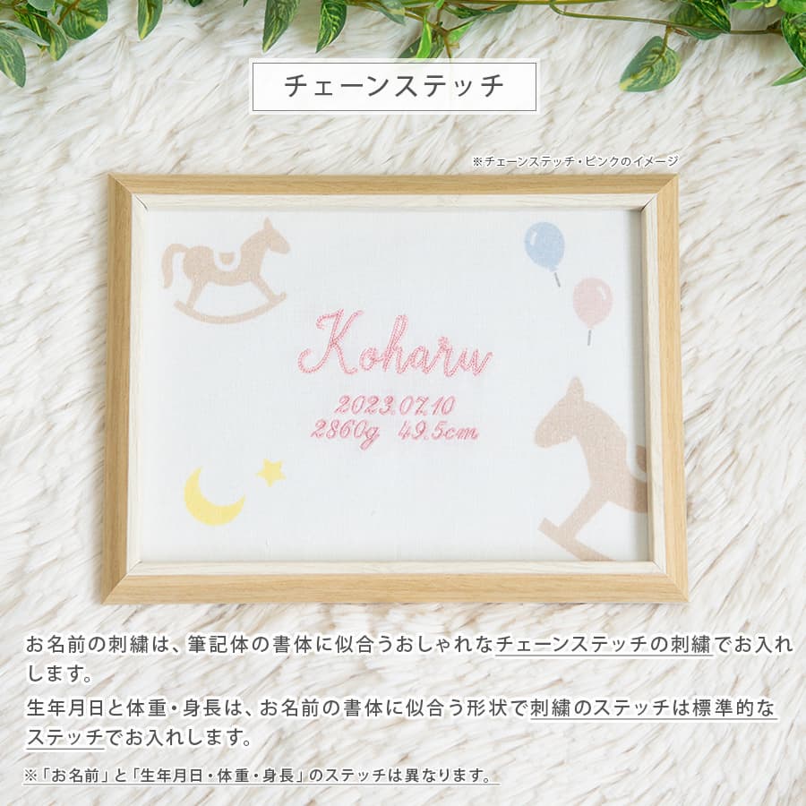 刺繍命名書・きっと、ないしょの物語・アントレ