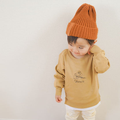 出産祝い 男の子 女の子 名前入りプルオーバー