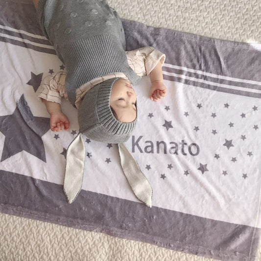 名入れブランケット