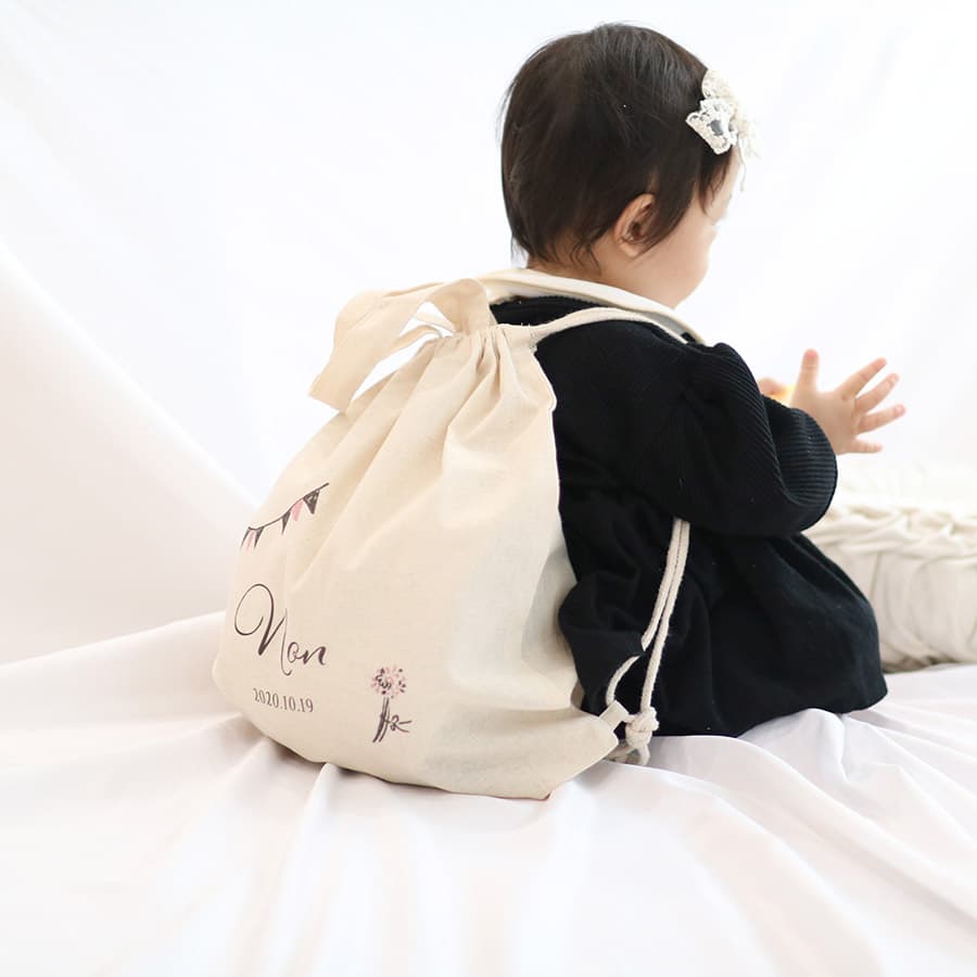 1歳誕生日 一升餅 名前入りリュック イノセントスマイル