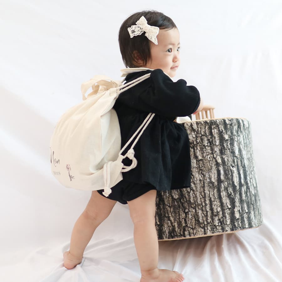 1歳誕生日 一升餅 名前入りリュック イノセントスマイル