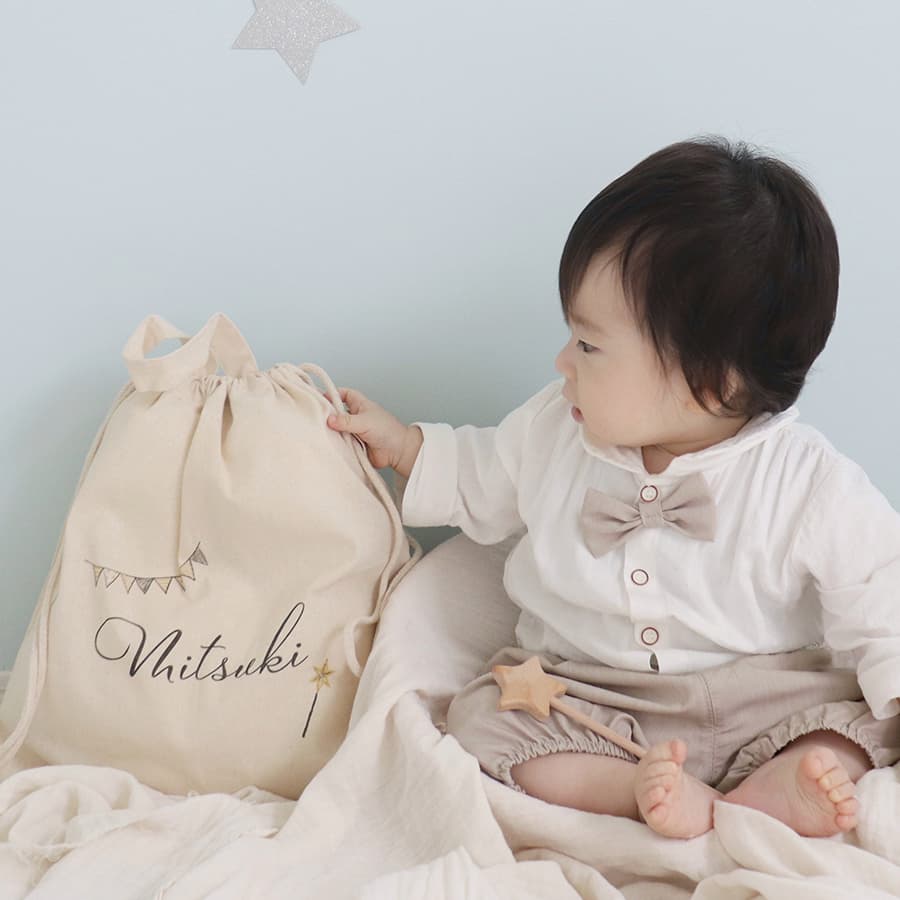 一升餅 1歳誕生日 名前入りリュック イノセントステップ