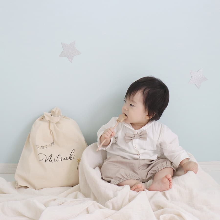 一升餅 1歳誕生日 名前入りリュック イノセントステップ