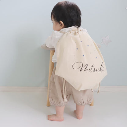 一升餅 1歳誕生日 名前入りリュック きらきらスター