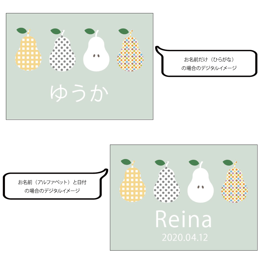 名前入りブランケット うっとりポワール