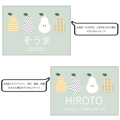 名前入りブランケット うっとりポワール
